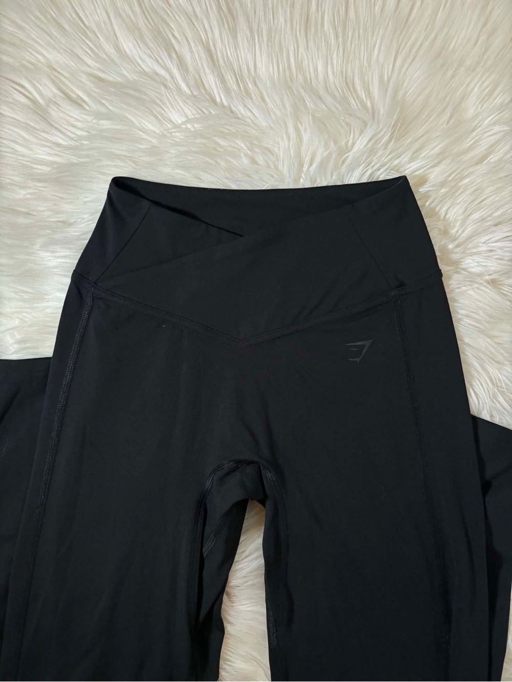 Gymshark Black Workout Leggings with Branded Tag